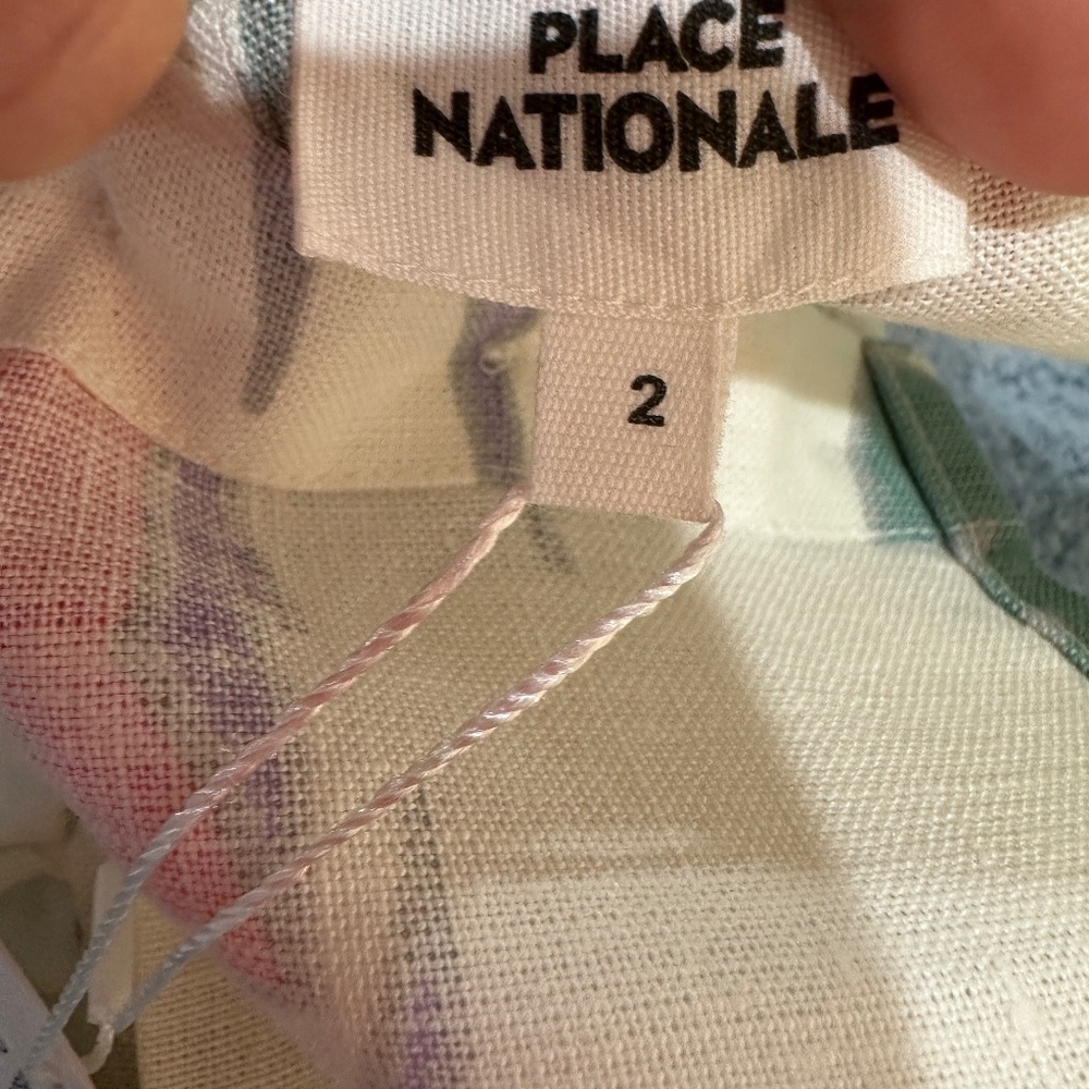 NWT PLACE NATIONALE TROPICAL SKIRT - Picture 2 of 6